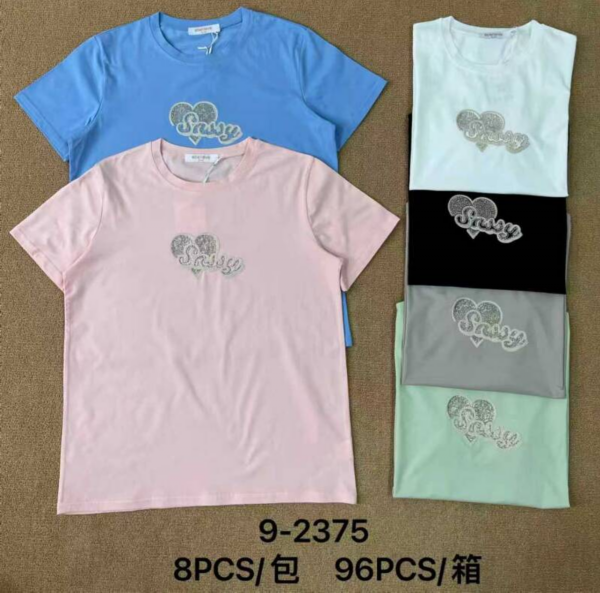 Bluzki damskie Roz Standard, Mix Kolor Paczka 8 szt